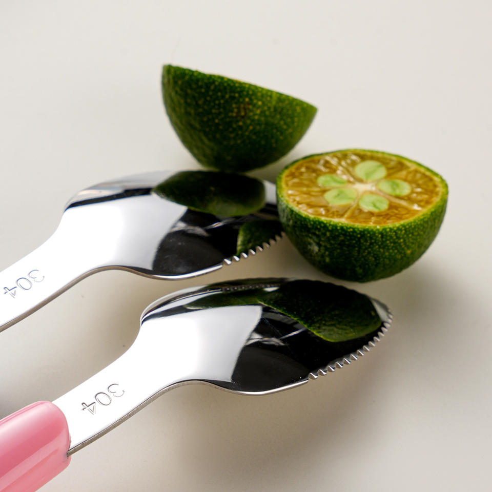 304 Stainless Steel Silicone Puree Spoon 304 Double-Headed Mud Scraper Infant Creative Baby Food Feeding Soft Solid