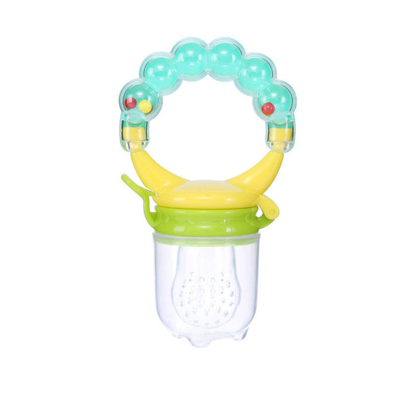 Wholesale Custom Baby Soft Toy Silicone Pacifier Teether Inspired by Fruit & Vegetable Rattles for Teething Babies