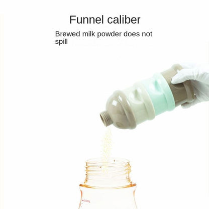 Factory-Supplied Portable Carton Three-Layer Snack Storage Tank Independent Layered Milk Powder Grid Formula Dispensers Mixers