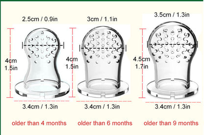 Eversoul BPA Free Soother Infant Silicone Feeder Pacifier Teethers Toy Soft Safe Baby Teether Baby Food Fruit Pacifier for Baby