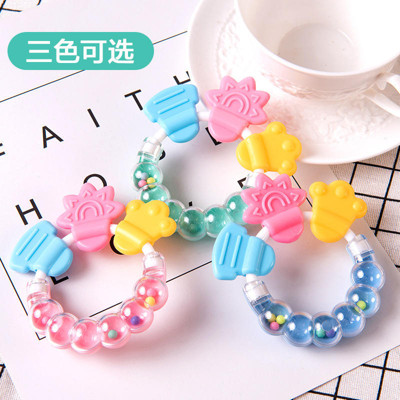Unisex Customized Baby Sensory Teether Toys BPA-Free Star Rattles Teethers Soft Food Grade Silicone Plastic Free Packed Ring Box