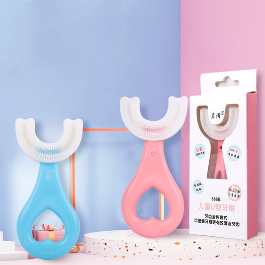 Children Toothbrush U-shape Baby Tooth Brush Silicone Kids U Shaped Toothbrush