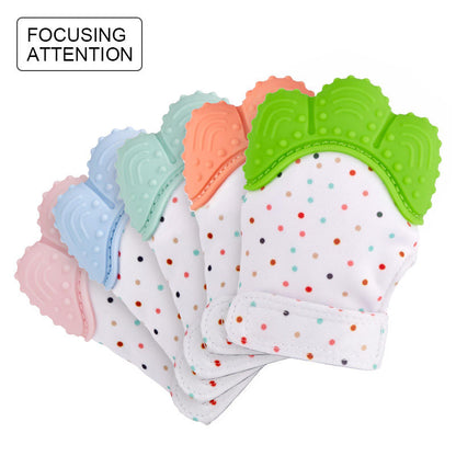 KEAN Wholesale Baby Teether,Baby Teething Mitten,Silicone Teething Gloves