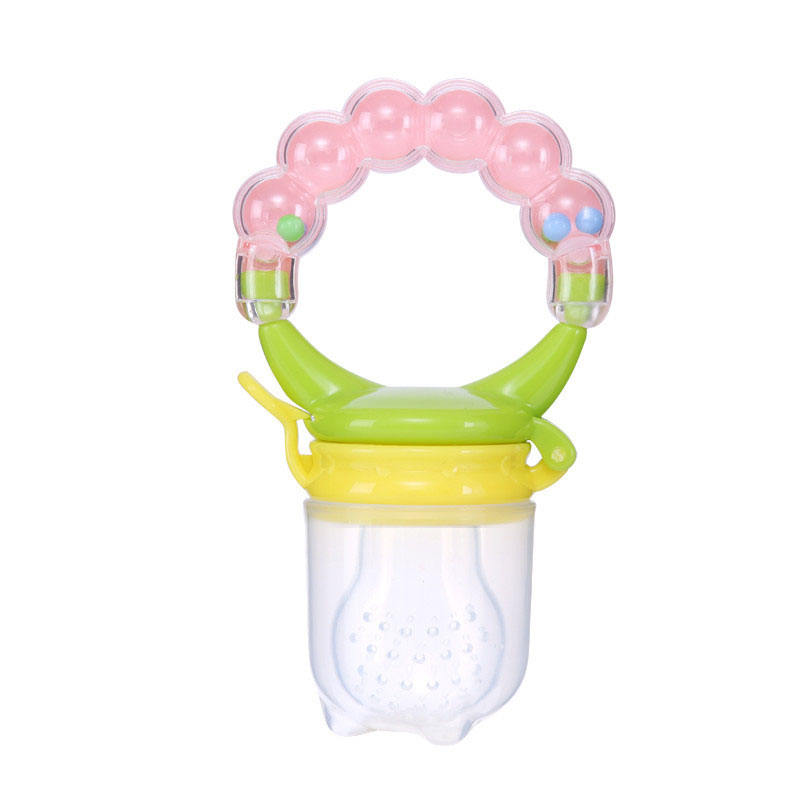 Wholesale Custom Baby Soft Toy Silicone Pacifier Teether Inspired by Fruit & Vegetable Rattles for Teething Babies